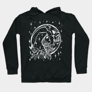 Sun Kissing the Moon Goth Witchy Hoodie